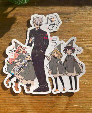 WHA X gojo sticker